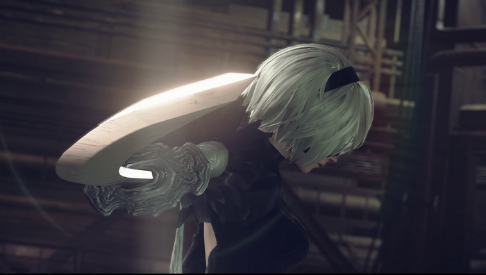 Yorha unit no.2 type b, screen shot, Nier: Automata, YoRHa 2B