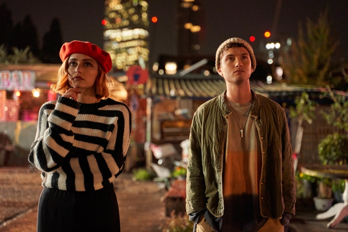 Sophie Simnett and Raff Law in Twist