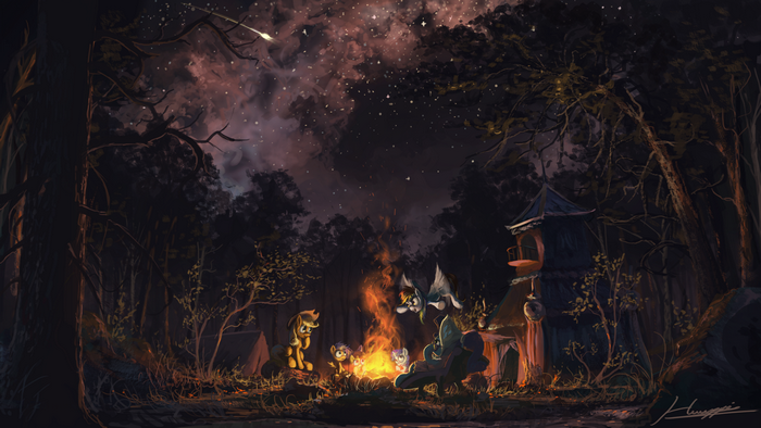 4K, My Little Pony, Rainbow Dash, Rarity, Applejack
