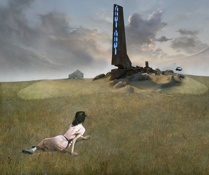 Christina’s World, Halo Infinite, artwork, Halo CE, Andrew Wyeth, fan art, parody