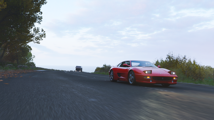 vehicle, Ferrari 355, red cars, video games, screen shot, Forza Horizon 4, car, Ferrari, racing