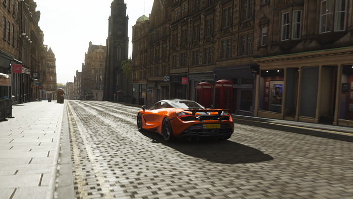 McLaren 720S, vehicle, Forza Horizon 4, video games, orange cars, car