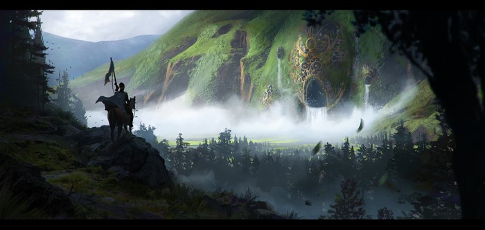 4K, artwork, fantasy art, digital art, knight