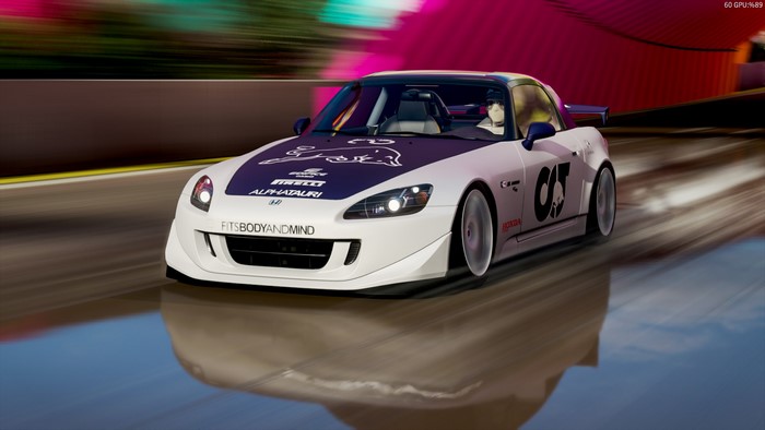 Scuderia ALPHATAURI, motion blur, Honda S2000, Forza Horizon 4, Honda, video games