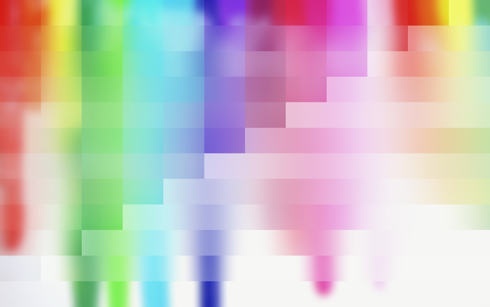abstract, glitch art, bright, colorful, pixelated