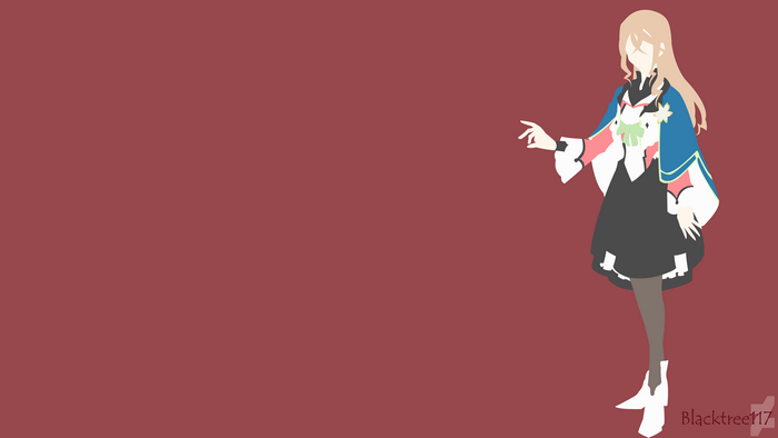 4K, simple background, minimalism, Tales of Zestiria, anime girls, DeviantArt, standing, anime