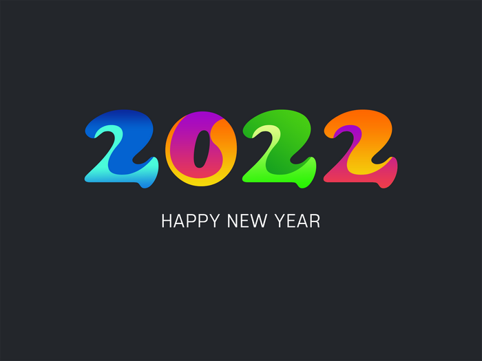 minimalism, 2022 (Year), Happy New Year