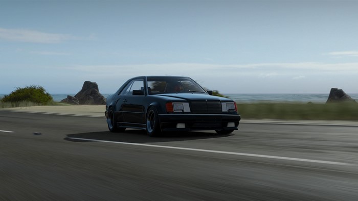 AMG Hammer, Forza Horizon 4, black cars, Mercedes Benz amg