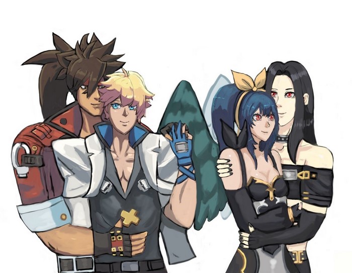 Guilty Gear Strive Characters Sol Badguy and Testament Couples
