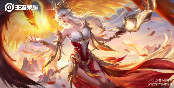 Phoenix Queen with Silver Hair by 3Q Studio