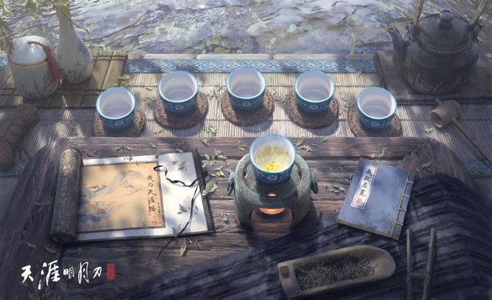 Chinese, digital art, Xia_Ke-「China」, China gufen, tea