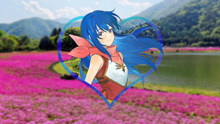 flowers, Fire Emblem, pond, picture-in-picture