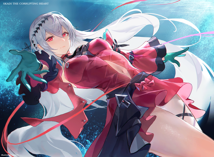 Kuhnowushi, Arknights, Skadi(Arknights), anime, anime girls