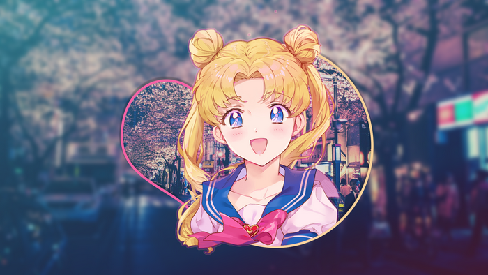 Japan Picture In Picture Sailor Moon Anime Usagi Tsukino Hd Wallpaper Rare Gallery