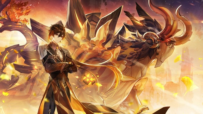 Zhongli (Genshin Impact), Genshin Impact, anime boys