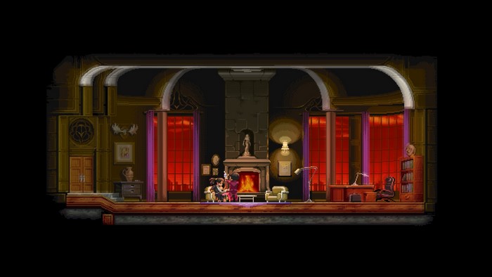 Katana Zero, pixelated, video games, screen shot