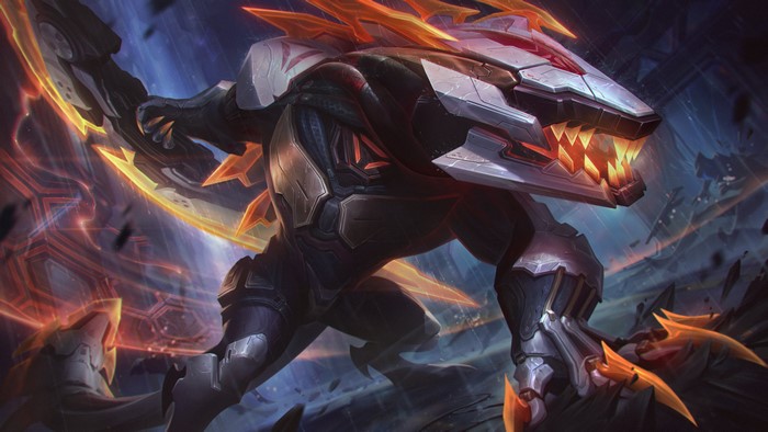 4K, PROJECT, video game art, Renekton, video game characters, League of Legends, game art, video games