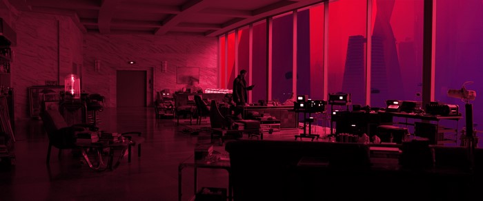 4K, Blade Runner 2049, dark, colorful, screen shot, photo manipulation