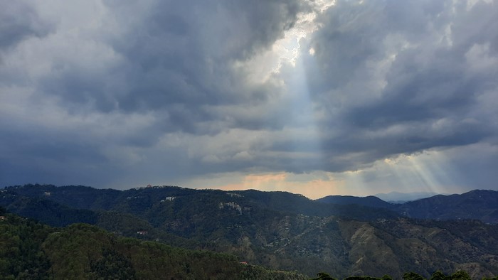 4K, nature, India, sunrise, clouds, mountains