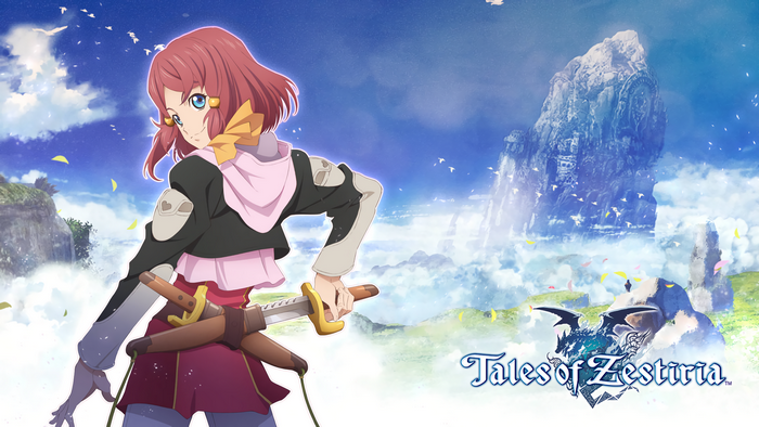 standing, blue eyes, looking at viewer, looking back, Tales of Zestiria, anime girls, redhead, anime, fantasy art, fantasy girl