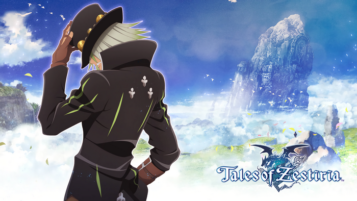 anime, Tales of Zestiria, fantasy art, hat, anime boys, fantasy men, back, standing
