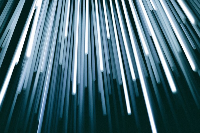Abstract white LED light streaks