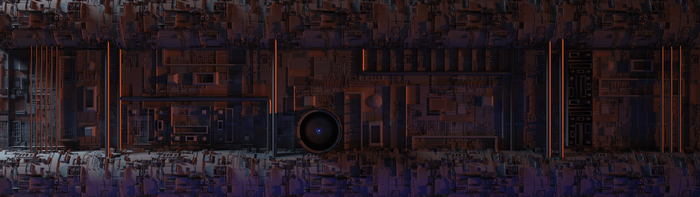 4K, 3D Abstract, Blender, science fiction