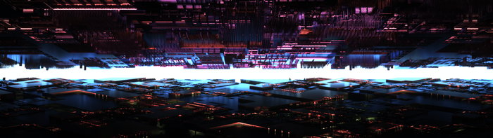 4K, 3D Abstract, Blender, science fiction