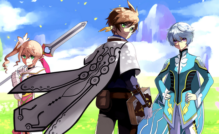 anime boys, fantasy girl, anime, Tales of Zestiria, fantasy art, green eyes, anime girls