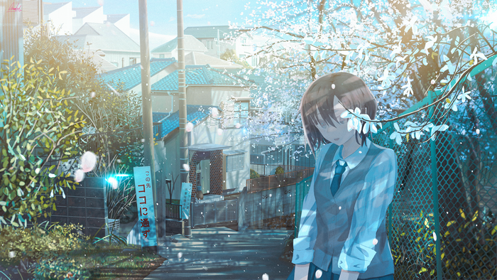 4K, Banishment, anime girls, anime, original characters