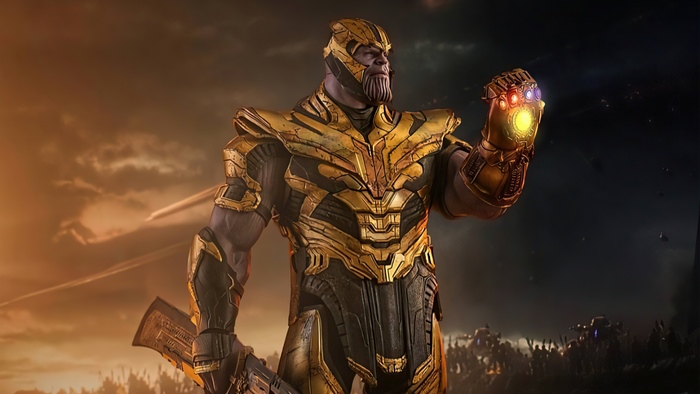 Thanos with Infinity Gauntlet