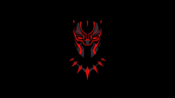 Minimalist Black Panther 4K