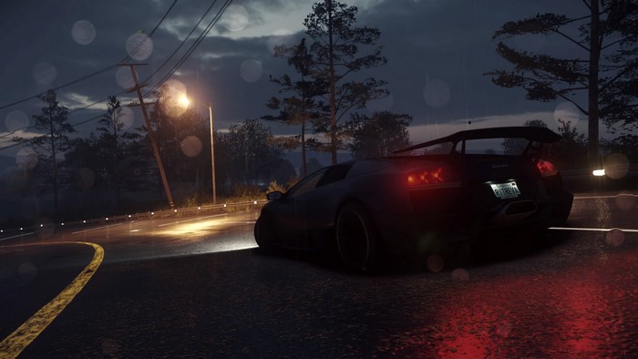 black cars, Need for Speed, racing, vehicle, video games, Lamborghini Murcielago, Lamborghini Murcielago LP 670-4 Super Veloce, Lamborghini, supercars, screen shot, car