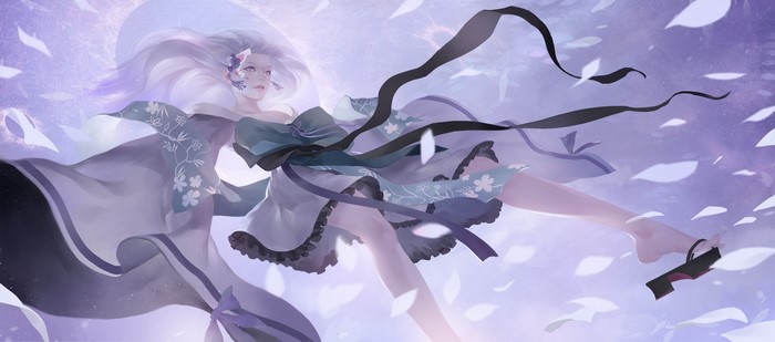 illustration, original characters, Midfinger, digital art
