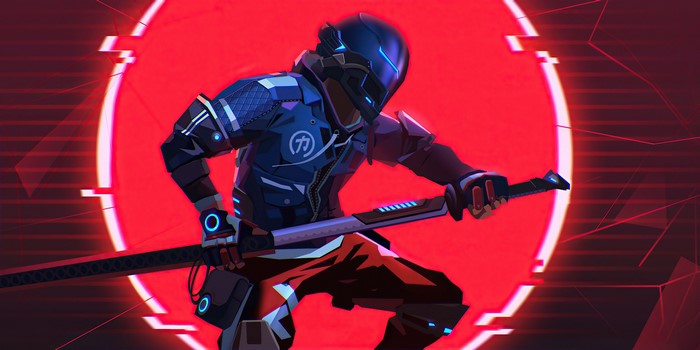 4K, science fiction, katana, Hyper scape, Ninja, artwork, futuristic