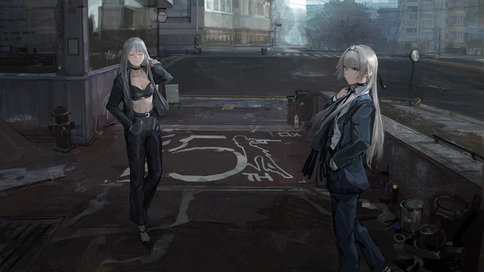 4K, Girls Frontline, anime, PainDude _, anime girls