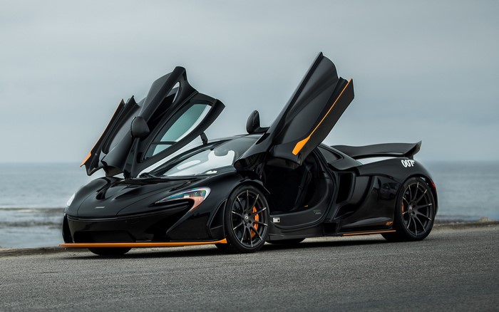 McLaren P1, car, McLaren, vehicle, black cars