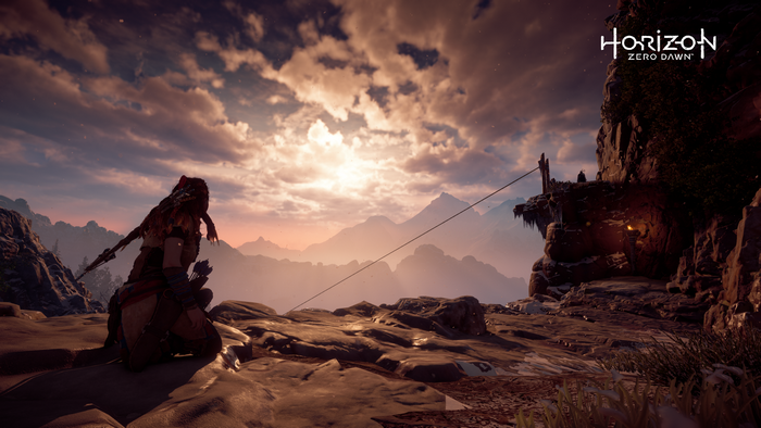 PlayStation 4, Gamer, Aloy (Horizon: Zero Dawn), Horizon: Zero Dawn, Playstation 4 Pro, screen shot, PlayStation, guerrilla games