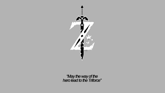 Games posters, minimalism, video games, The Legend of Zelda, gray background