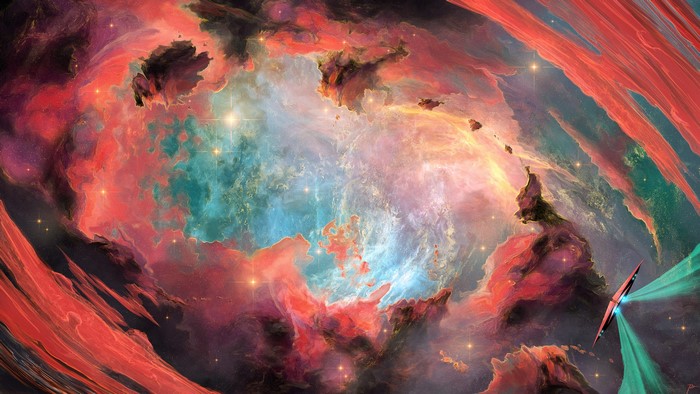 science fiction, space art, JoeyJazz