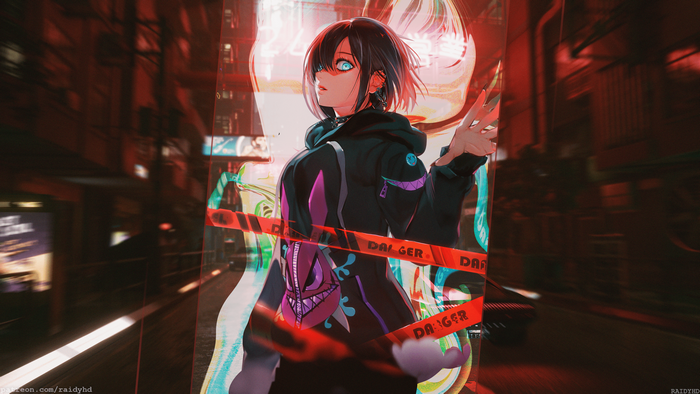 4K, Tokyo Ghoul, anime girls, Kirishima Touka, Touka tokyo ghoul, anime, picture-in-picture
