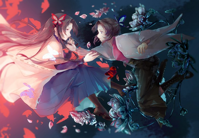 Kimetsu no Yaiba, Fly, petals