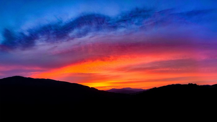 4K, nature, Vepor, sunset, Slovakia, sky