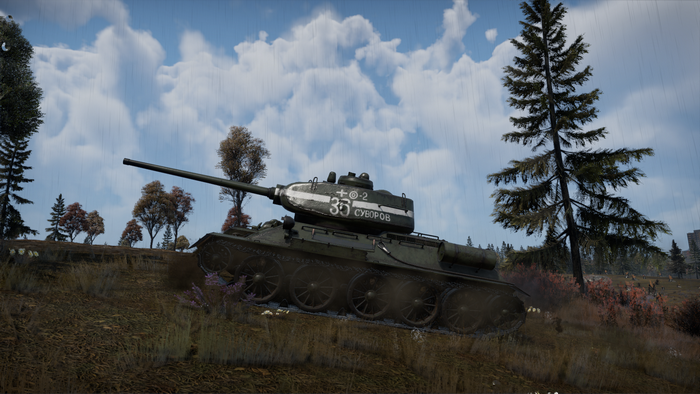 T-34-85, war, War Thunder, video games, Games posters