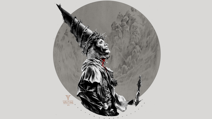 Blasphemous, blood, Spanish, video game art