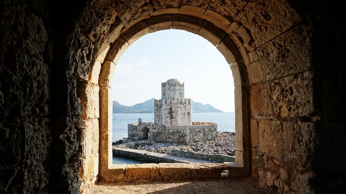4K, Greece, ancient greece, castle