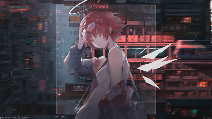 4K Exusiai Anime Girl from Arknights
