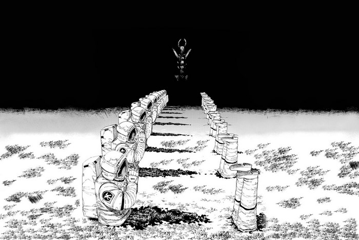 Aki Hayakawa in Chainsaw Man Astronaut Scene