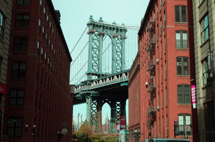 architecture, Manhattan Bridge, bridge, building, New York City, Brooklyn, city