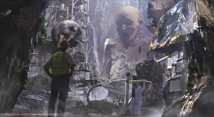 statue, workers, Jiang Geping